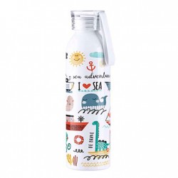 Botella sublimable 17oz/500ml Tapa Transparente