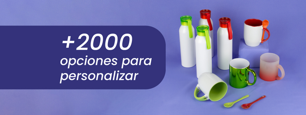 + 2000 opciones para personalizar + 2000 opciones para personalizar