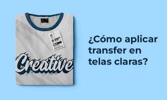 ¿Cómo aplicar transfer en telas claras?