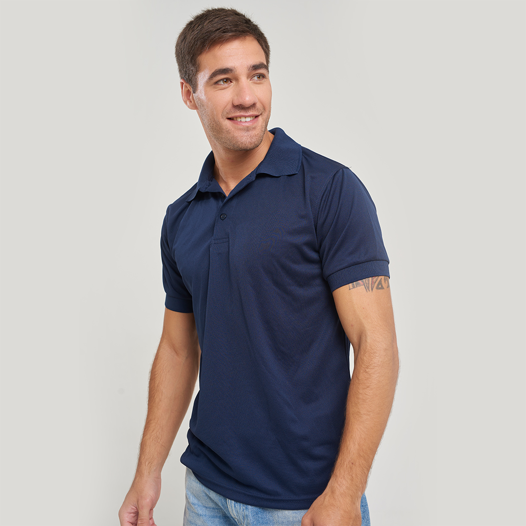 Remera Polo Dry Azul CI POLODRY 04