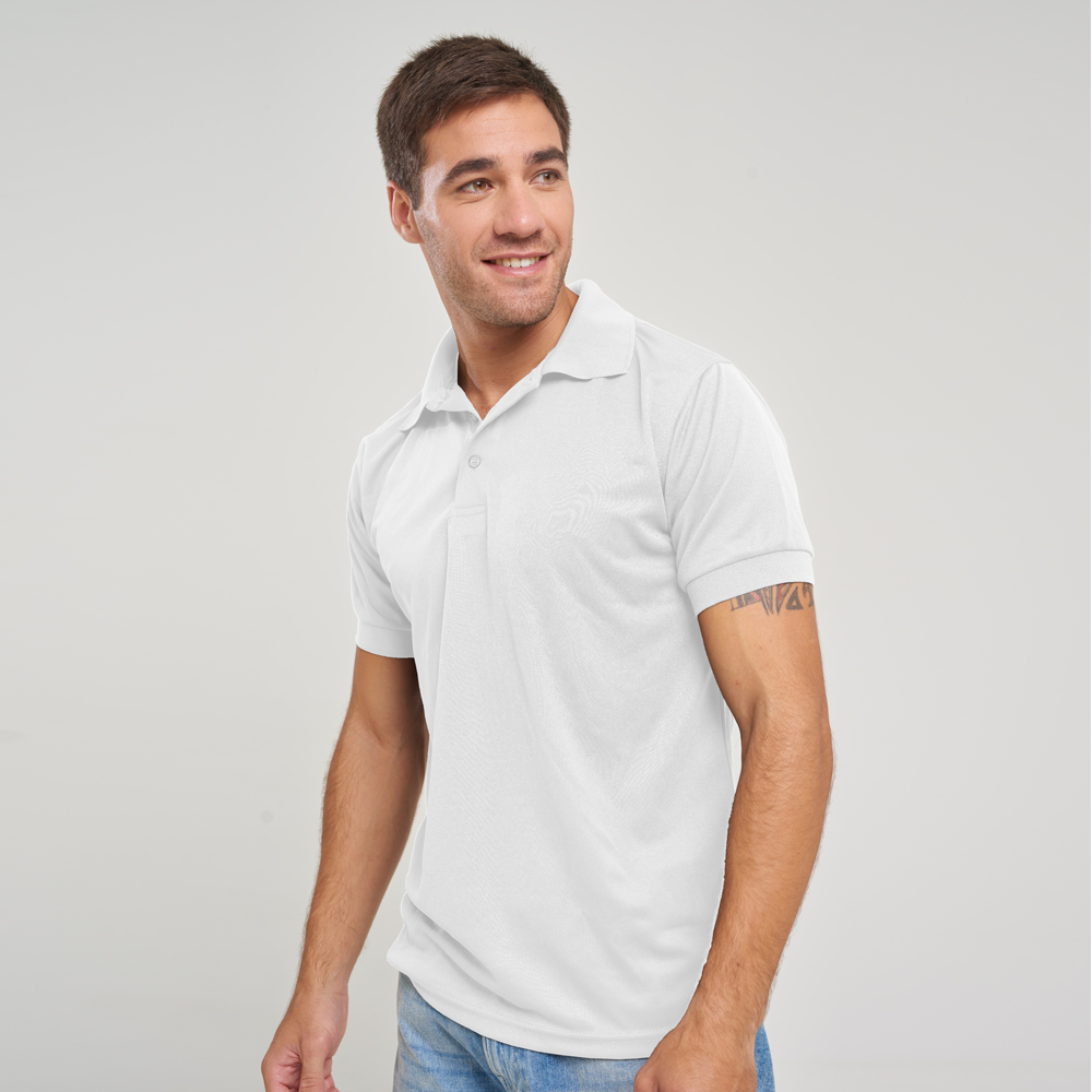 Remera Polo Dry Blanca CI POLODRY 01